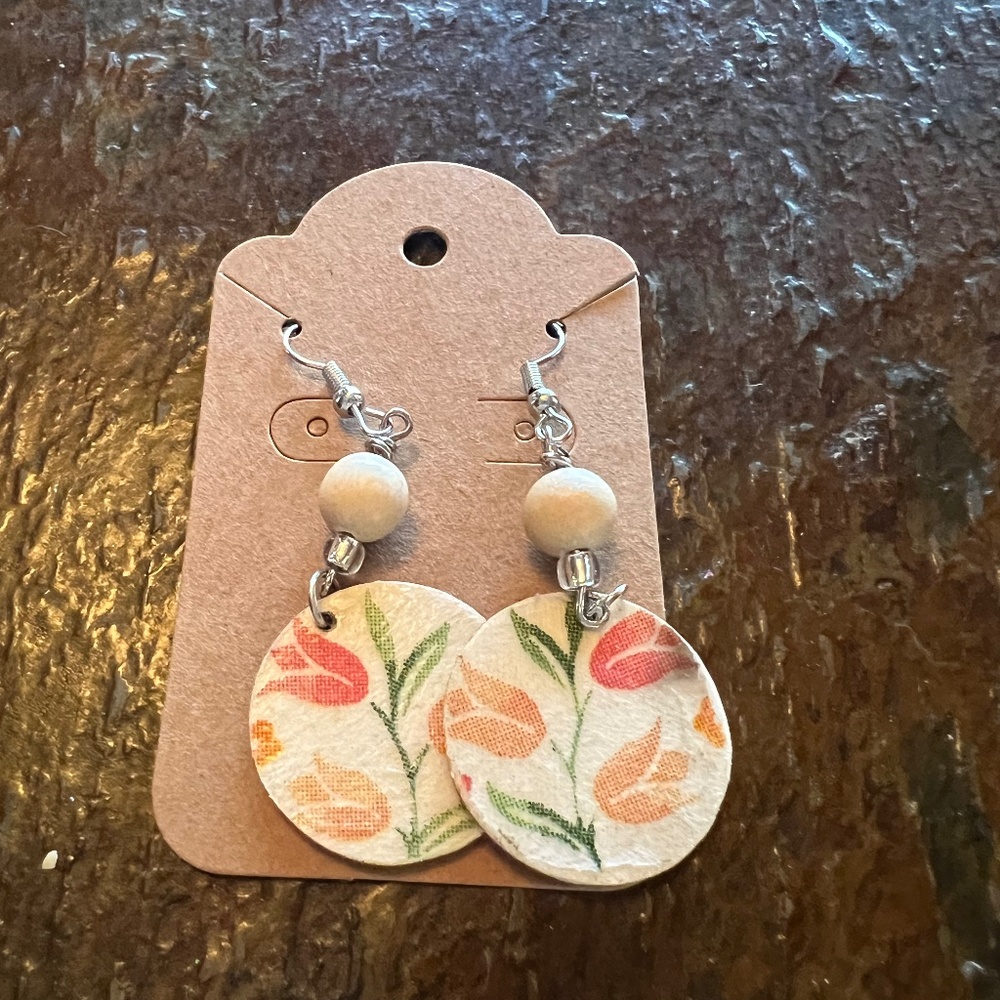Hand Crafted Wood Earrings